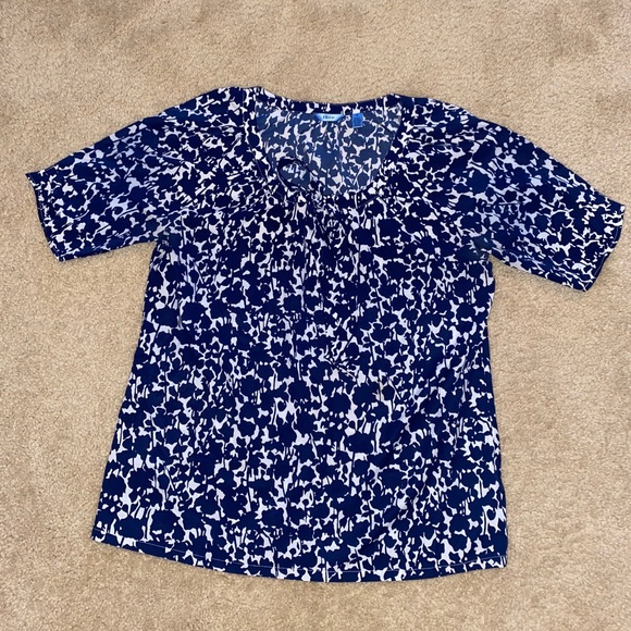💙NWOT IZOD Silky Tie Neck Blouse💙 - Picture 9 of 13